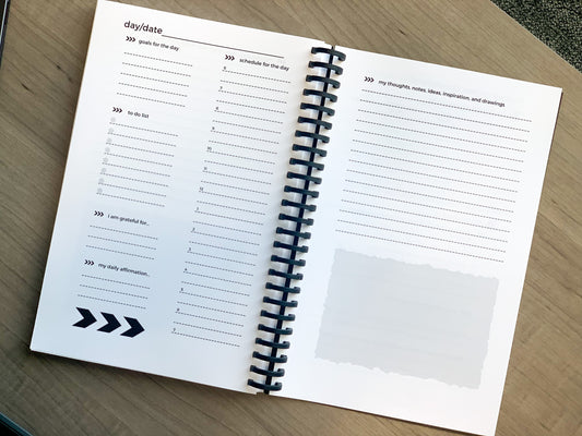 12-Week Daily Planner and Goal Setting Book