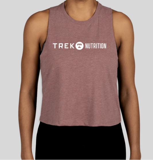 Women's Racerback Trek Crop Tank